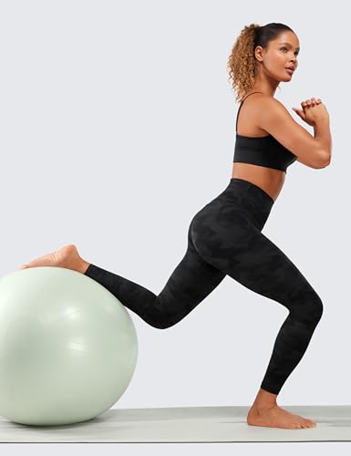 CRZ YOGA Naked Feeling Workout Leggings 25'' - High Waist Yoga Training Tight Womens Pants