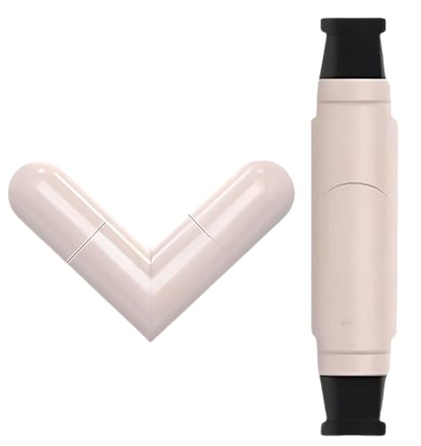 Tampón delineador de ojos plegable, resistente al agua y a las manchas, herramienta de maquillaje, líquido para principiantes y profesionales (Negro)
