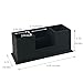 UnionBasic Desk Organizer, Desktop Caddy Leather Multi-compartment Pen Holder Office Stationer Organizer, Black