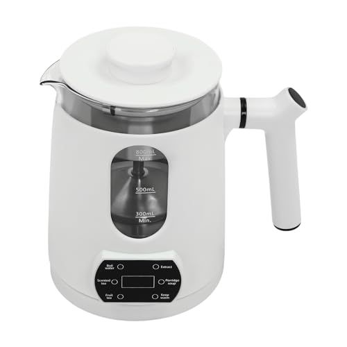 Tetera eléctrica con control de temperatura 0.8L para cocina miniatura 4