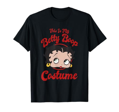 Betty Boop Halloween This is My Betty Boop Costume T-Shirt