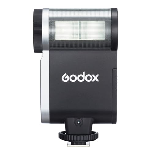 Godox IA32 Mini Flash Speedlite GN15 Output 490 Full-Power Flashes -7°~90° Adjustment, 8 Power Levels Auto/Manual Modes, 2×AA Battery - Powered Compatible with Canon/Nikon/Sony/Fujifilm/Olympus Camera