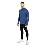 TCA Men's Fusion Pro Quickdry Long Sleeve Half Zip Running Shirt – Athletic Workout Pullover with Pocket & Thumb Holes - Image 5