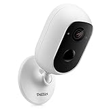 [1080p Full HD- und PIR-Bewegungsmelder] Mit einem hochwertigen CMOS-Sensor bietet die WLAN-Überwachungskamera tagsüber und nachts klare 1080p HD-Bilder und -Videos (10 m Nachtsicht). Der integrierte PIR-Sensor erkennt jede verdächtige Bewegung und sendet Alarme in Push-Nachrichten, E-Mails usw. Echtzeit-Sirenenton.