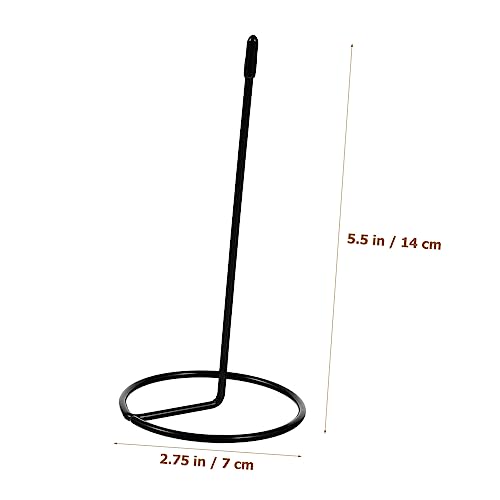 Angoily 2pc Stainless Steel Ticket Spike Black Restaurant Check Holder Jumbo Receipt Organizer