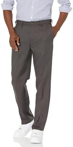 Amazon Essentials Men’s Classic-Fit Expandable-Waist Flat-Front Dress Pant Amazon Essentials Men’s Classic-Fit Expandable-Waist Flat-Front Dress Pant