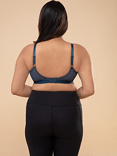 Image of NYKD Everyday Textured Lace Support Bra for Women Daily Use Non-Padded, Wired, Full Coverage Bra, NYB140
