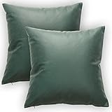 Moloudan Christmas Faux Leather Throw Pillow Covers,Waterproof Decorative Pillowcase,Soft Thick Cush