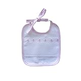 MARBET - 1277 Pack de 3 Baberos Lencero en Rizo de Algodon con Panama Bordado....