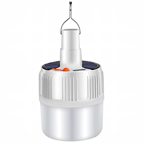 Lanterne portable solaire et lampe de camping LED rechargeable pour maison et tente