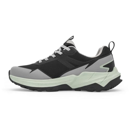 Image of Ozark Green and Black Trail Running Shoes for Men | Low-Cut Outdoor