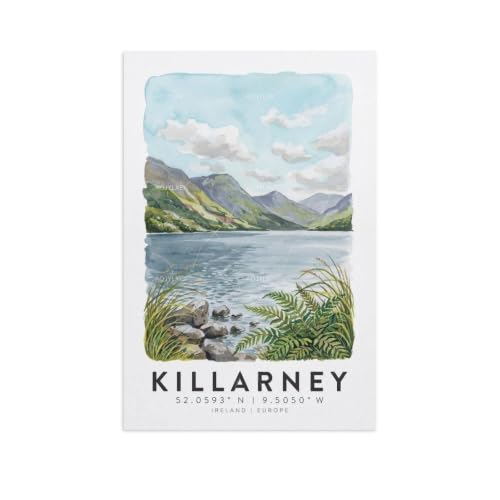 Decoration murale Killarney grand poster vintage 60 x 90 cm