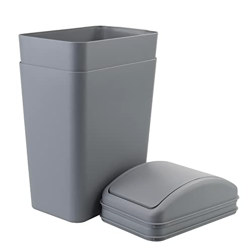 Caneca de basura con tapa basculante 16 L pack 2 miniatura 6