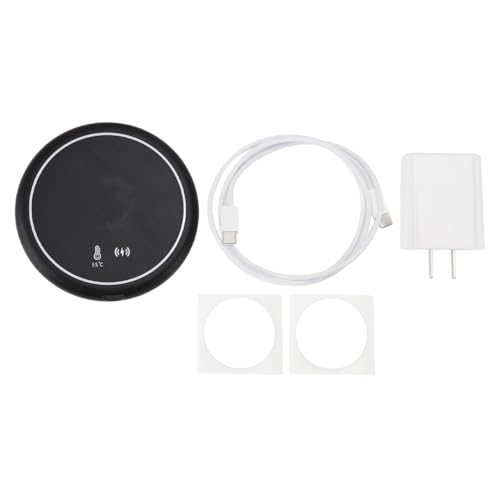 Mug Warmer, Fast Heating Coffee Cup Warmer with Wireless Charger for Desk Use Beverage Plate for Tea and Milk