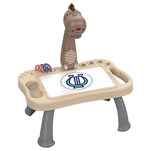 Brinquedo de desenho do projetor, Brinquedos de prancheta de desenho infantil de dinossauro, Mesa de