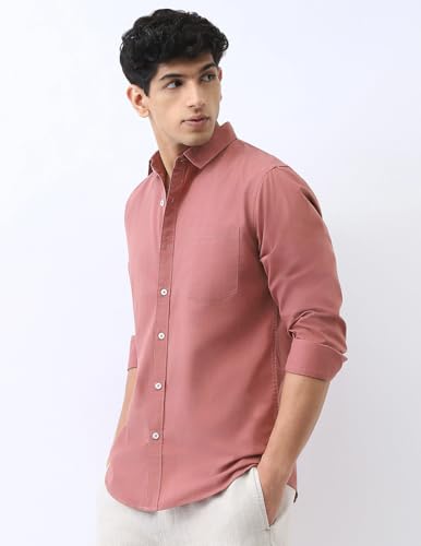 Image of Urbano Fashion Men's Cotton Full Sleeve Regular Fit Casual Solid Shirt