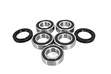 BossBearing Rear Wheel Bearings and Seals Kit for Honda CBR1000RR 2004 2005 2006 2007