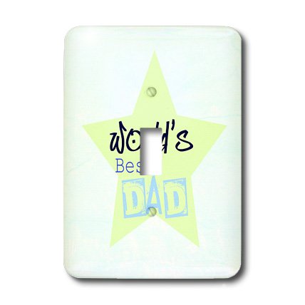 Interrupteur baïonnette Worlds Best Dad 3dRose LSP_29389_1 multicolore - 3