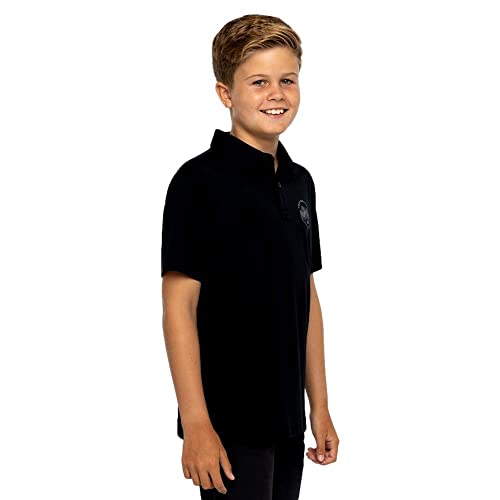 TravisMathew Boy's Spelunk Youth Polo, Black (as1, Alpha, m, Regular)2