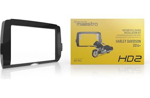 KIT-HD2 iDataLink Maestro : Kit de tableau de bord double DIN pour moto Harley Davidson