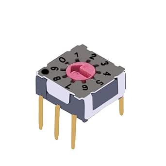 SHUTIQ 1 PCS 7X7 10-Position knob Rotary Coding Switch: Amazon.com ...