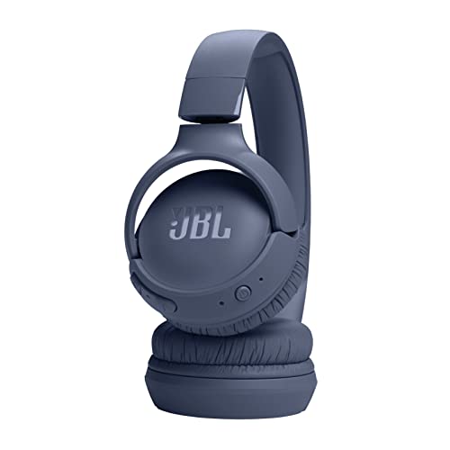 JBL TUNE 520BT Bluetoothヘッドホン 密閉型/最大約57時間連続再生/オンイヤー/USBタイプC充電/マルチポイント/JBLアプリ対応 ブルー JBLT520BTBLU