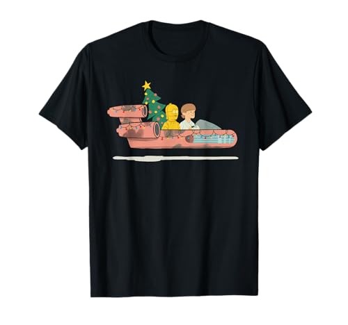 T-shirt Star Wars Holiday Luke C-3PO parfait pour vos fêtes de Noël en famille