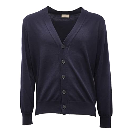Cardigan Altea 0554AP en maille bleue pour homme