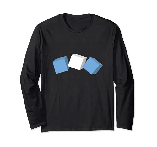 Flag Argentina Long Sleeve T-Shirt, Black