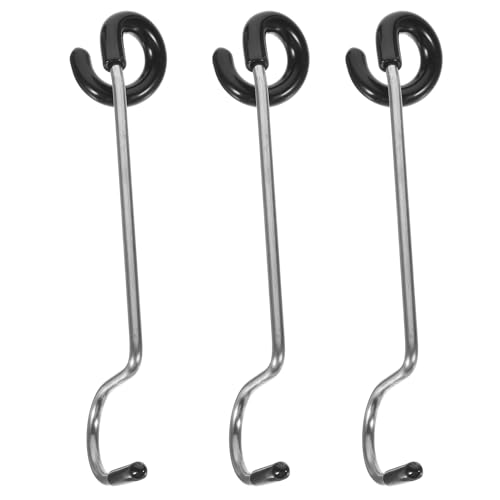 Hemoton 3Pcs Light Hooks for Camping Versatile Tent Lamp Hangers with Sleeve Easy to Install Outdoor Gadget for Hanging Lights Bags and More