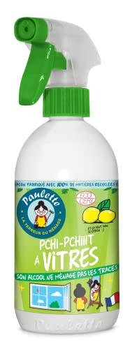 Paulette - Pchi-Pchiiit à Vitres Citron - Alcool Ménager Dégraissant pour Toute Surface en Verre, Ecocert - 500ml Cover