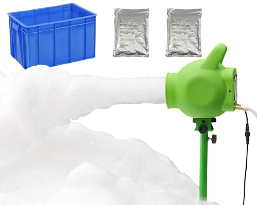 LANGXUN 800W Foam Jet Cannon Machine, Water Toys - New Bubble Maker with Foam Particle and Water Tank, Perfect for Birthdays, Celebrations, Backyard Summer Pool Party Events