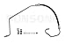 Sunsong 3401650 Power Steering Pressure Line Hose Assembly