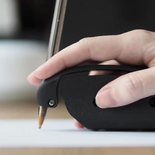Creative Assistive Writing & Drawing Device, Ergonomic Pencil Grippers Hands, Adaptive Tool for Individuals with Limited Mobility Pen Holder Tool for Left Or Right Hands,Black