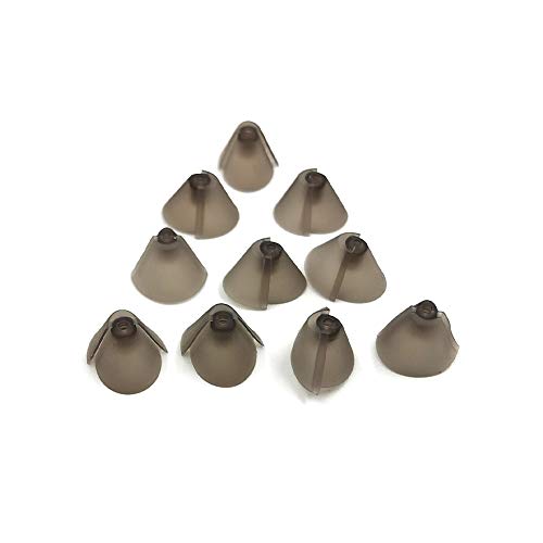 9 Pcs GN Resound Hearing Aid Earplugs Resound Hearing Aid Ear Domes OE Open fit Tulip Ear Tips Hearing Aid Accessory Hearing Aids Accessory Hearing Aid Earpiece (Tulip-Shaped*3sets(Black))