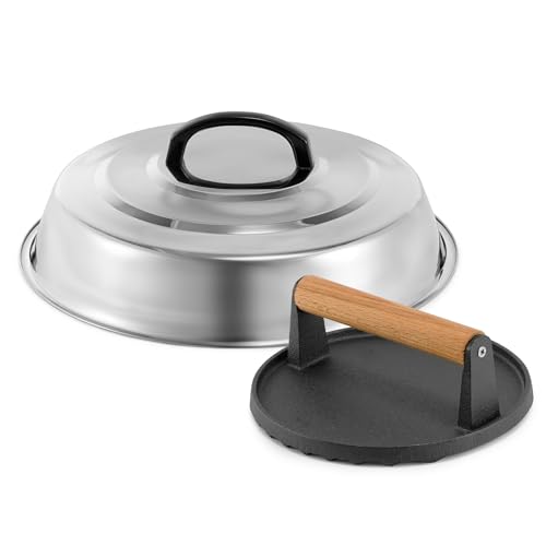 12-Inch Stainless Dome & Grill Press Kit