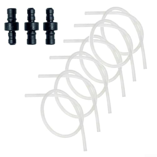 Silicona para mangueras de leche compatible con Impressa y para Ena Frothing para dispositivos, juego de 6 tubos y 3 tetinas, diseñado para un flujo óptimo de leche y fácil mantenimiento