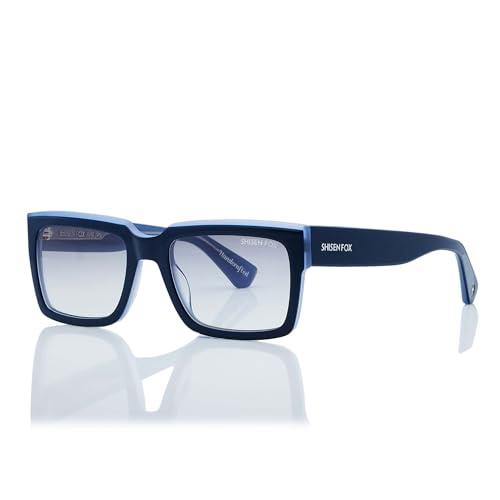 Image of Shisen Fox KOKORO Polarized 2.0 Unisex Sunglasses | Stylish Rectangular Design | Polarized Lenses | Premium Acetate Frames | Sunglasses for Men | Superior Comfort