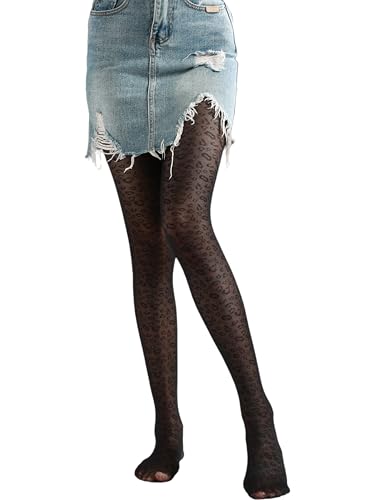 Image of Sahabowi Women Tights, Sheer High Waist Pantyhose, Vintage Control Top Stockings, Siwa6