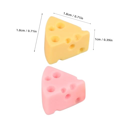 Accessoires de fromage en imitation plastique de précision pour maquettes de maison - 4