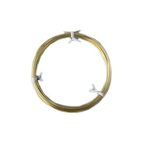 22 Gauge, Yellow Brass Wire, Round, Dead Soft, CDA #260-25FT from Craft Wire Cover