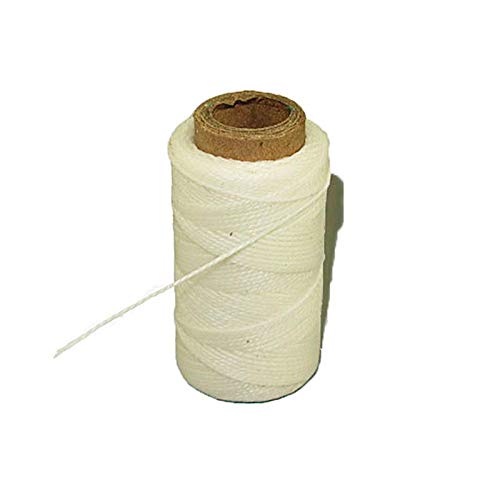 Leathercraft Sewing Awl Waxed Polyester Thread 1 Ounce Spools - White
