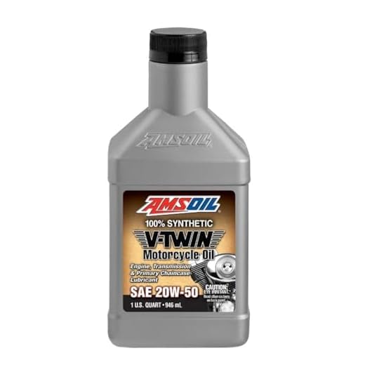 AMSOIL Full Synthetic Motorcycle Oil 20W-50 1 Gallon