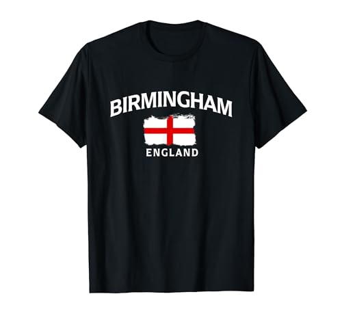 Birmingham England Flag English T-Shirt