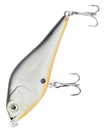 Major Fish Medium Jerk Jerkbait 10 cm Hecht Wobbler Kunstköder zum Hecht Angeln Nature Dot