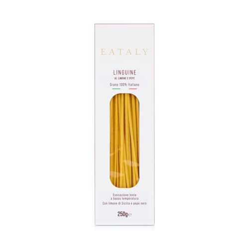 Eataly Italian Linguine with Lemon & Pepper Pasta Noodles -