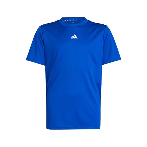 adidas Unisex Kids Train Essentials Logo Regular Fit T-Shirt Junior, Royal Blue/White, 7-8 Years