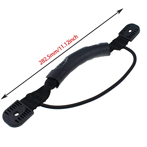 Mtqy 2Pcs Kayak Canoe Boat Side Mount Carry Handles/Paddle With Screws, Black Park Kayak Handles And Hardwares #TOP4