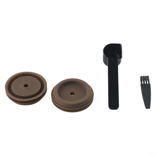 Prácticas tapas reutilizables compatibles con VertuoLine mejoran tu experiencia de espresso en casa (2 piezas)