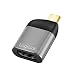 Produktbild LogiLink USB 3.2 Gen2 Adapter Ultra-HD 8K, USB Typ-C (Stecker) zu DisplayPort (Buchse), Farbe: Schwarz/Grau